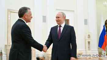 Kreml lobt "nützliches" Treffen: "So gut, Sie zu sehen" - Putin und Witkoff sprechen drei Stunden