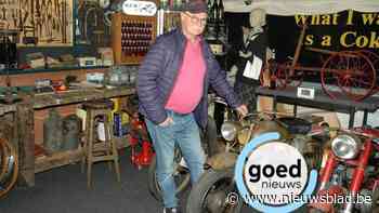 Collectie oude fietsen en motoren uitgebreid in museum Nostalgie in Uikhoven