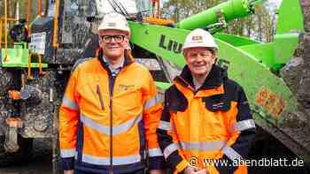 Was macht ein chinesischer E-Radlader auf der U5-Großbaustelle?