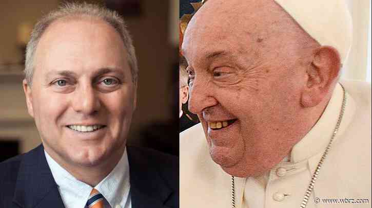 House Majority Leader Steve Scalise leads House delegation to attend Pope Francis' funeral