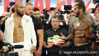 Eubank warns Benn at final face-off: 'Weight has no relevance'