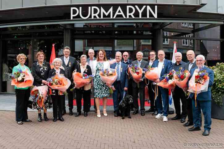 Veertien inwoners van Purmerend ontvangen Koninklijke Onderscheiding