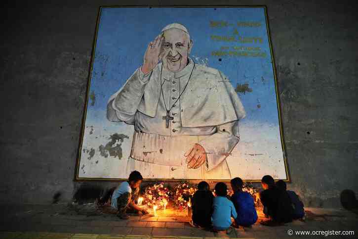 PHOTOS: Pope Francis’ image is everywhere as the Catholic faithful mourn him with art and thanks