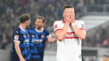 Wichtige Punkte im Abstiegskampf: Heidenheim bestraft glücklose Stuttgarter spät