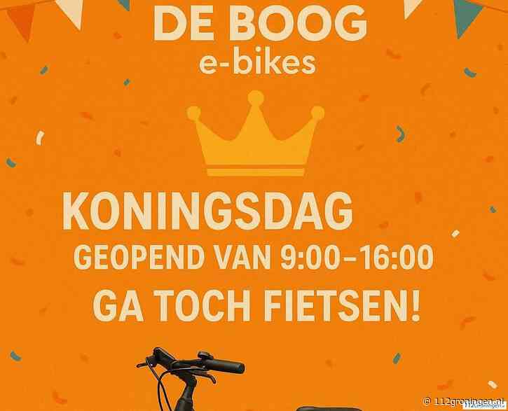 Winsum: Oranje boven bij De Boog e-bikes op 26 april! “Ga toch fietsen!”
