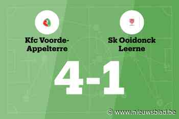 KFC Voorde-Appelterre na rust voorbij SK Ooidonck Leerne
