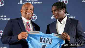 Ward gets Moon's blessing to wear Titans' No. 1