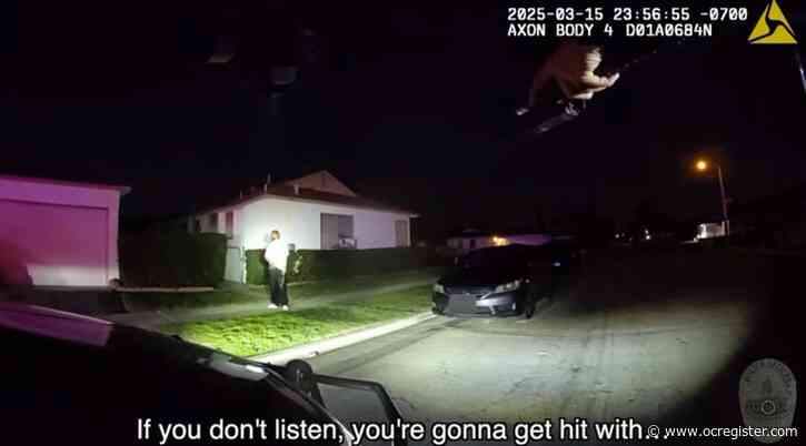 Fullerton man appeared to grab object from waistband before police opened fire, video shows