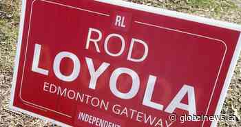 Liberals and Independent candidate Rod Loyola in row over use of red signs in Edmonton