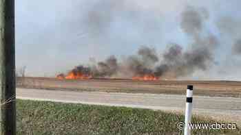 Grass fire closes highway, prompts state of emergency for Samson Cree Nation