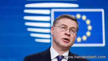 +++ US-Zollpolitik +++: Laut Dombrovskis noch weiter Weg bis zur Einigung zwischen Europa und USA
