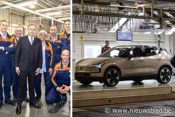 Eerste Volvo EX30 rolt van de band in Gent en Bart De Wever mag testritje maken: “Rijdt als een strijkijzer”