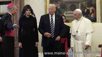 Papst-Beerdigung live: Trump sitzt in Rom nur in der dritten Reihe