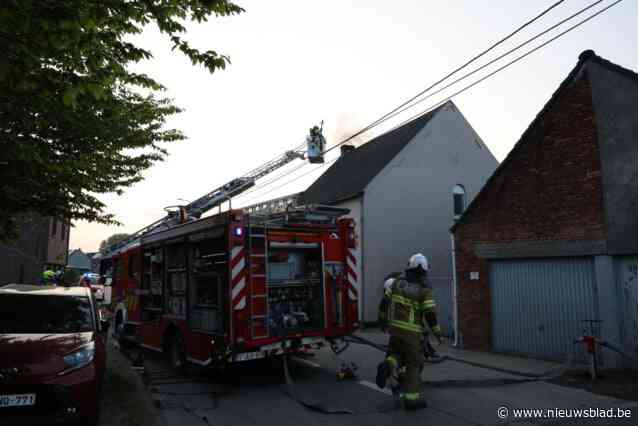 Schouwbrand verspreidt zich naar woningdak