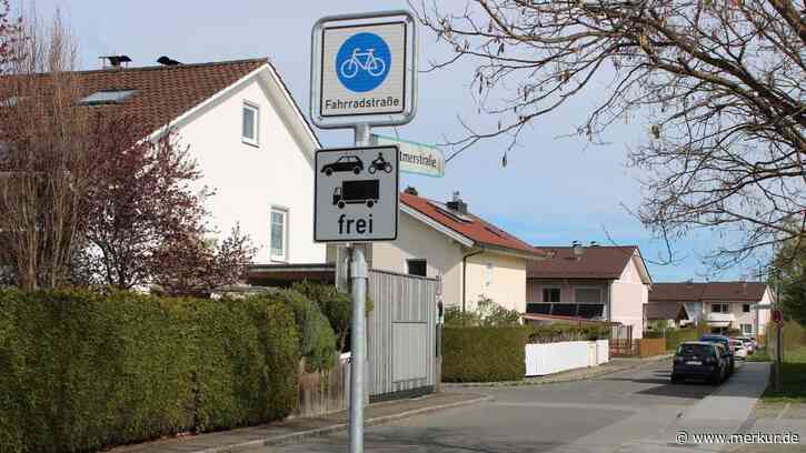 Murnauer Wittmerstraße im Schulzentrum ist eine dauerhafte Fahrradstraße