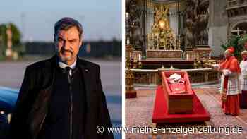 „In Rom gelandet“ – Söder mit hoher Begleitung zu Gast bei Papst-Beerdigung