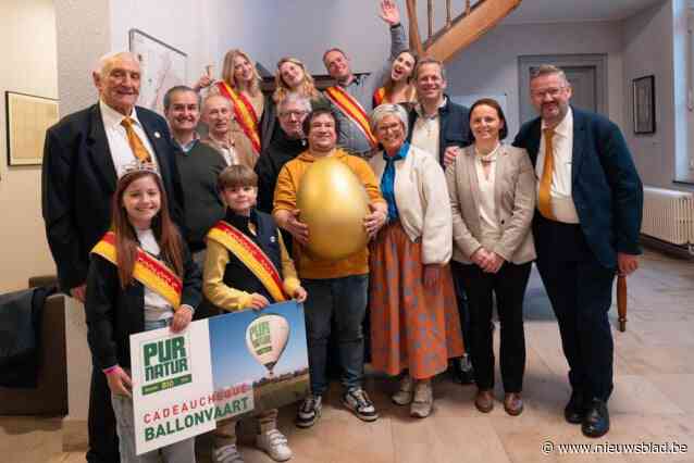 Maarten vangt Gulden Ei en wint ballonvaart voor vijf personen