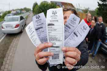 105 Knöllchen rund um zwei Osterfeuer