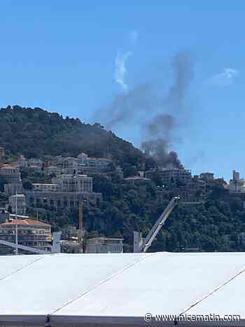 Une table de ping-pong prend feu dans un jardin au Mont-Boron à Nice
