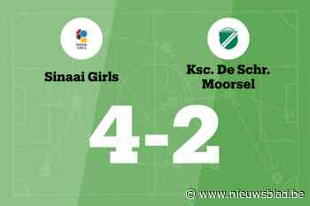 Sinaai Girls B wint wedstrijd tegen KSC Moorsel