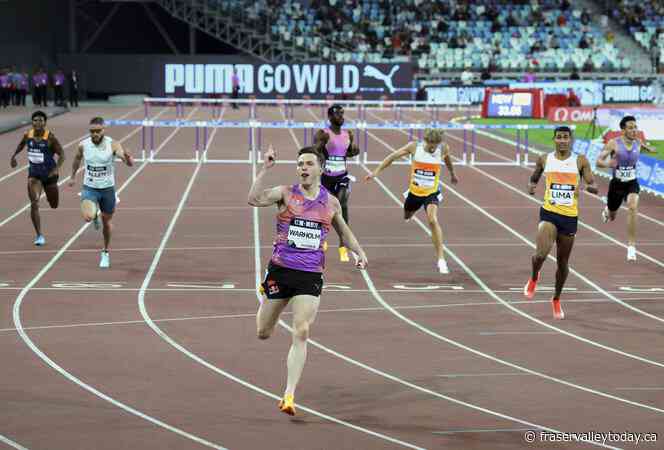 Warholm sets unofficial world record in 300m hurdles at Diamond League opener