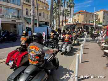 À Juan-les-Pins, un impressionnant cortège de motards a rendu hommage à Michael Rosenvold, chef des Bandidos Europe