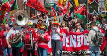 'We are the generation who will change it': Thousands march calling for Welsh independence