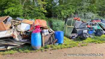 Afvalberg aan Genkse volkstuintjes Nomadland: “Mensen blijven maar bijgooien”