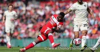 What happened at full-time after Middlesbrough's hopes left hanging by a thread