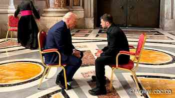 Trump takes tough tone in Putin post after 'productive' meeting with Zelenskyy in Vatican
