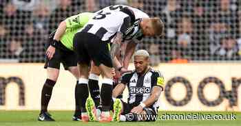 Newcastle United's Joelinton fears grow as Eddie Howe reacts to recurrence of knee injury