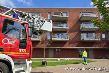 Brandje op terras appartement zelf geblust