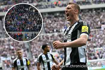 Newcastle United fans show class after relegating Ipswich but can't resist hilarious chant