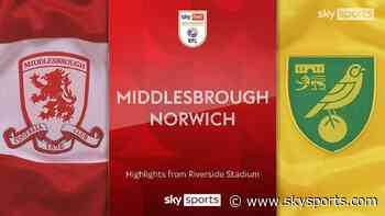 Middlesbrough 0-0 Norwich