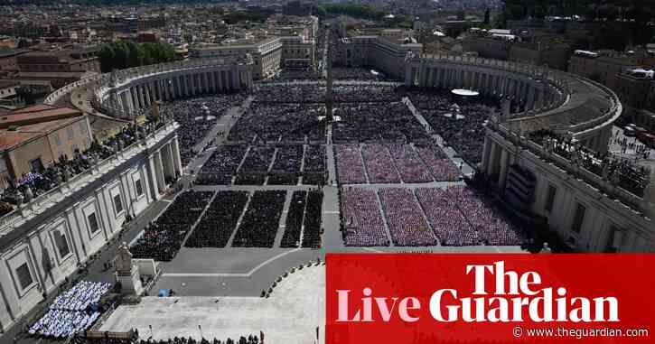 Pope Francis buried after funeral attended by world leaders, royals and 400,000 mourners – as it happened