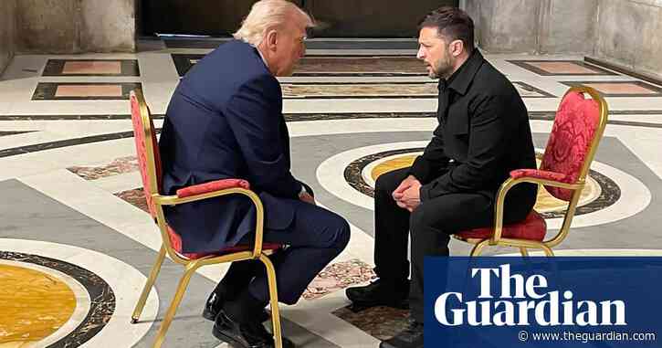 Trump says he fears Putin ‘may be tapping me along’ after Zelenskyy meeting