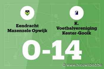Zege voor Kester-Gooik uit tegen Mazenzele Opwijk B