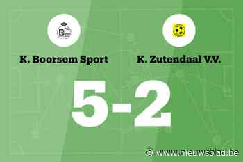 Boorsem B verslaat Zutendaal VV B