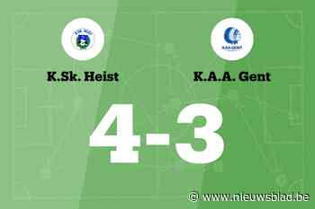 KSK Heist wint thuis van Jong AA Gent