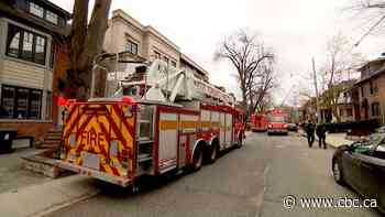 Multiple homes evacuated in midtown Toronto after gas line hit, fire breaks out
