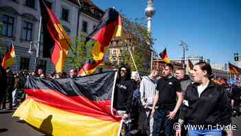 Gewalt bei bundesweiten Aktionen: "Gemeinsam für Deutschland": Neues Bündnis sorgt für Proteste