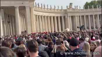 2 South Florida families attend Pope Francis' funeral in Rome