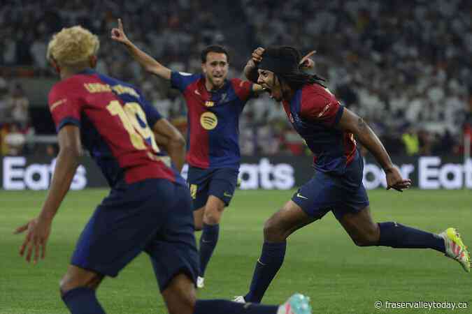 Barcelona beats Real Madrid in extra time to win Copa del Rey final