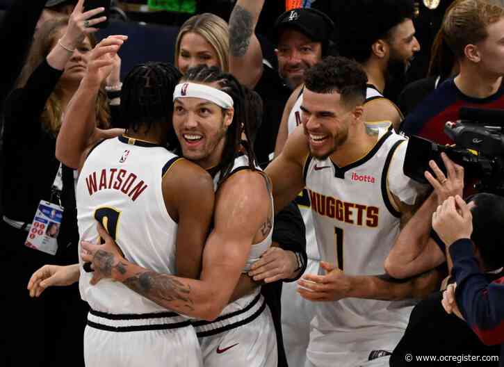 Clippers’ rally spoiled at the buzzer as Nuggets win Game 4 to even series