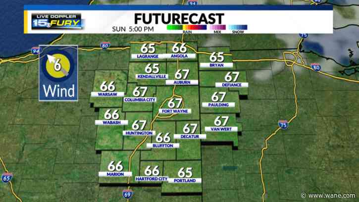 Patchy frost chance begins a beautiful Sunday