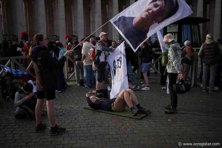 They came for the canonization of a millennial saint. They stayed for Pope Francis’ funeral