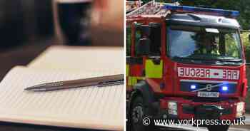 Burning notebook at North Yorkshire home sparks 999 response