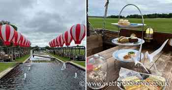 Watford afternoon tea in a hot air balloon labelled 'incredible' in viral TikTok
