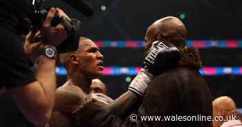 Conor Benn grabbed Chris Eubank Sr by the neck and made six-word comment to him