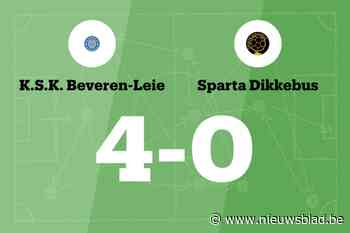 SK Beveren-Leie wint thuis van Sparta Dikkebus, mede dankzij twee treffers Dewaele